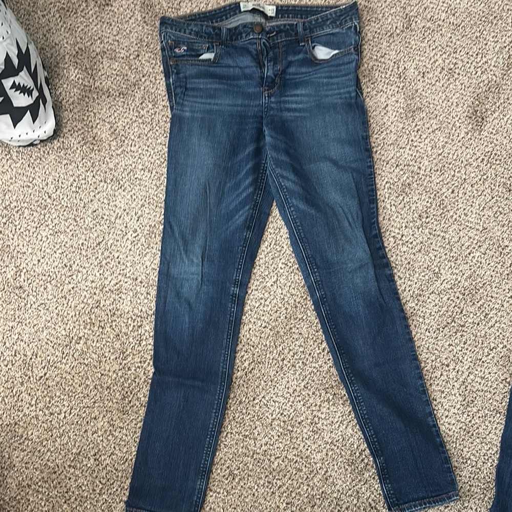 Hollister Skinny Blue Jeans Sleek Fit